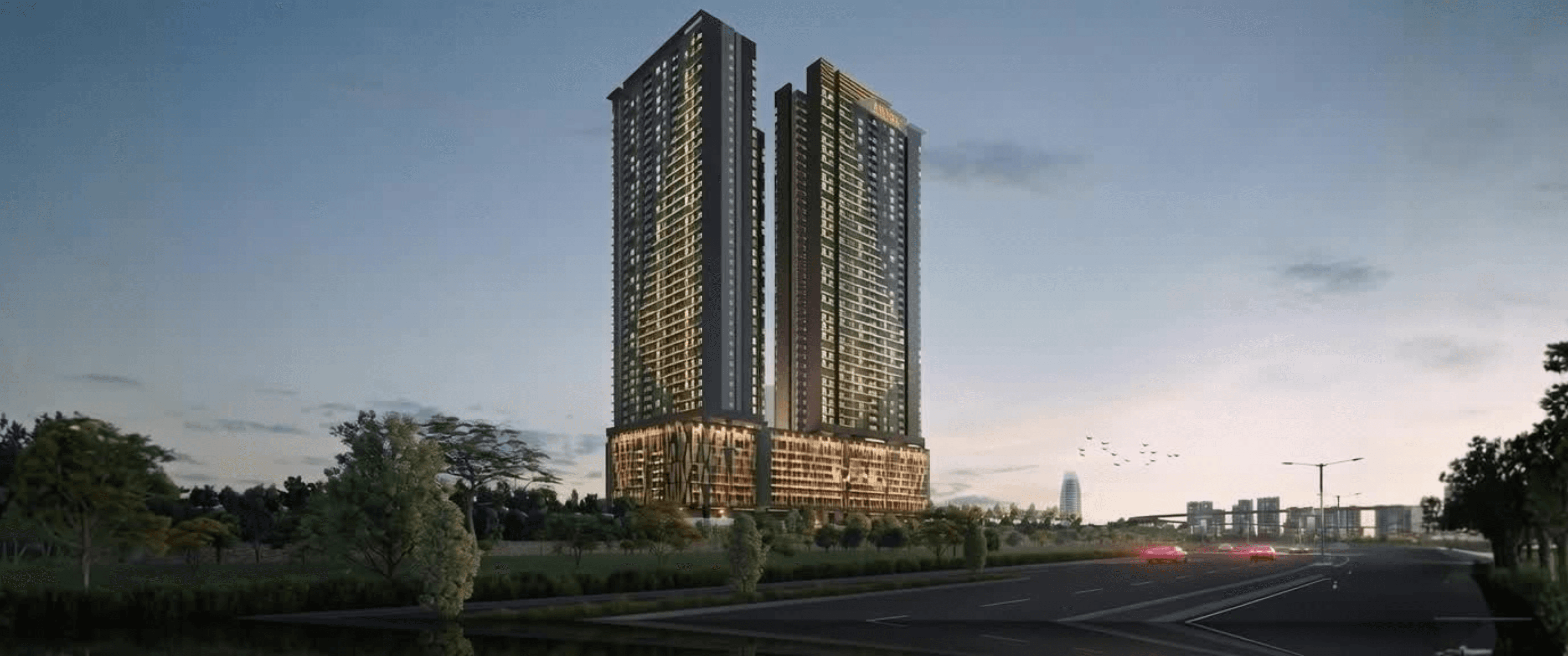 Related project comparison — The Iconic by PGB city-centre towers