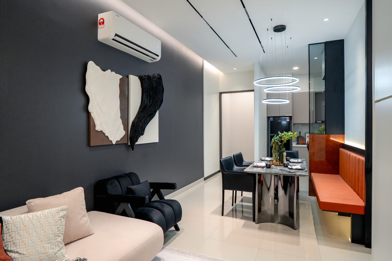 Freehold condo interior in Johor Bahru
