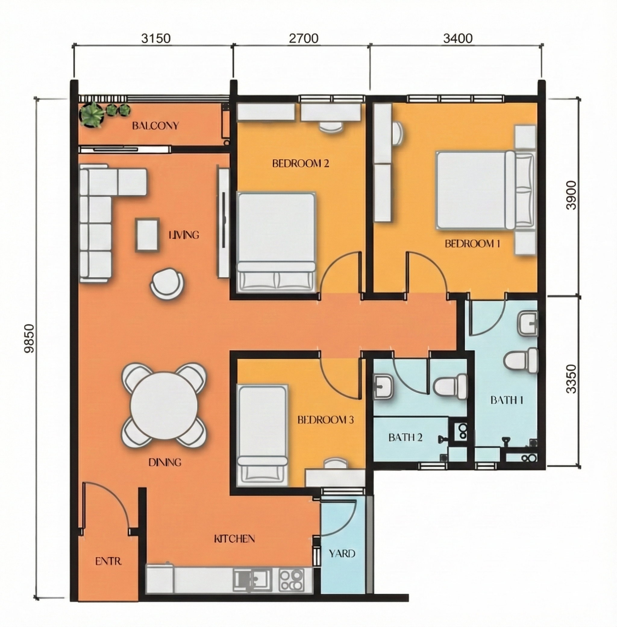 Type B Floor Plan